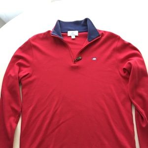 Southern Tide quarter-zip sweater!